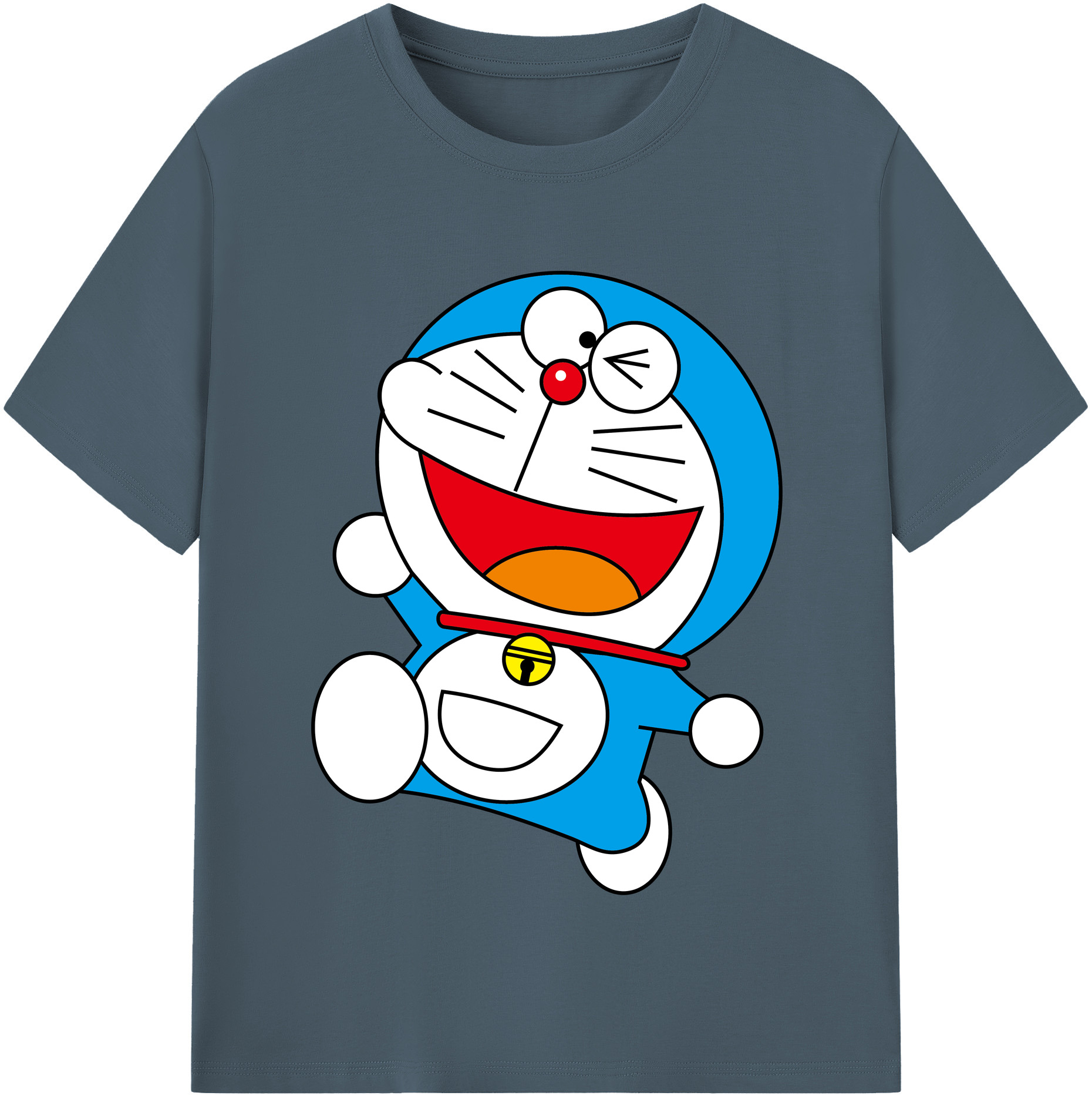 （画像用） ドラえもん Doraemon 綿100％半袖Tシャツ（フロントプリント）